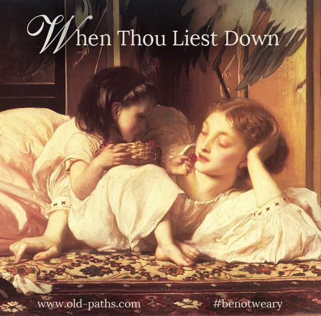 whenthouliestdown
